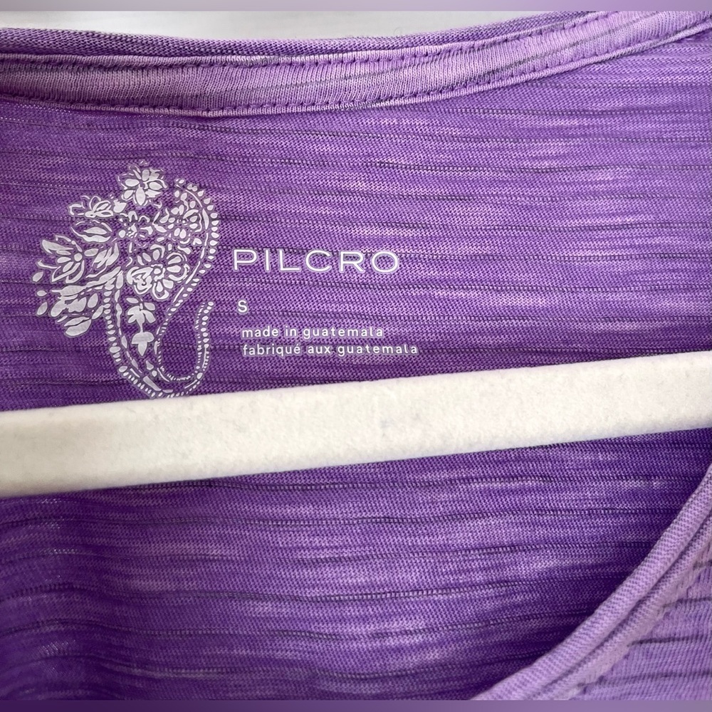 Pilcro Lavender Ruched Tank Top - Picture 2 of 14